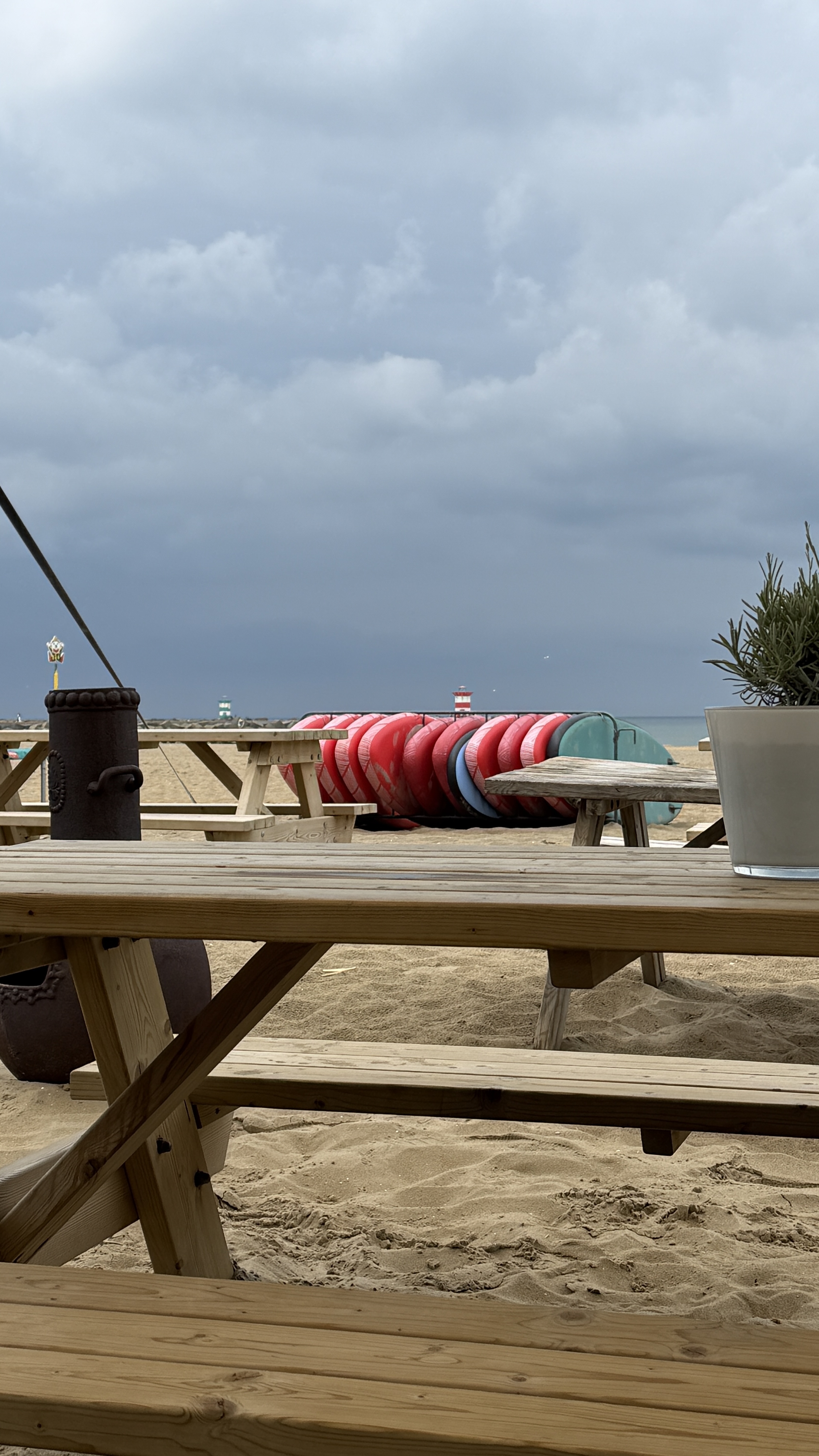 Het strand van Scheveningen.